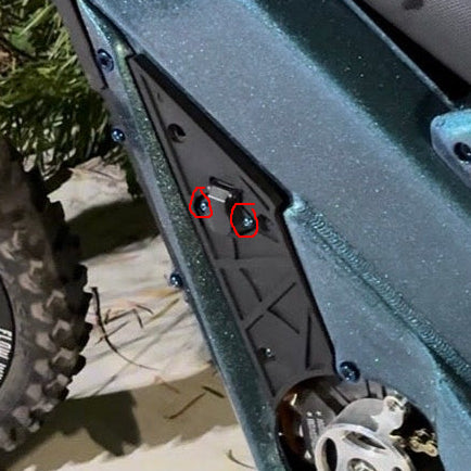 MXD Titanium Charger Cutout Bolts (Talaria X3)