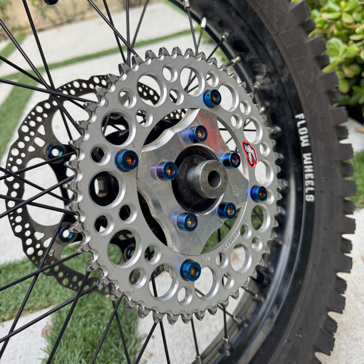 MXD Renthal Sprocket Adapter Titanium Bolts