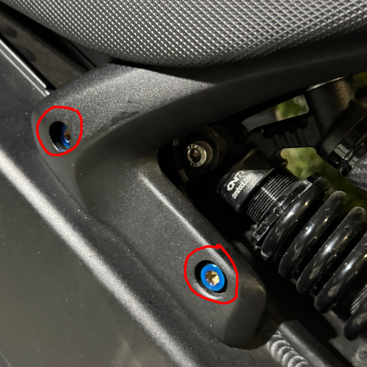MXD All Emoto Titanium Subframe Bolts (set of 4)