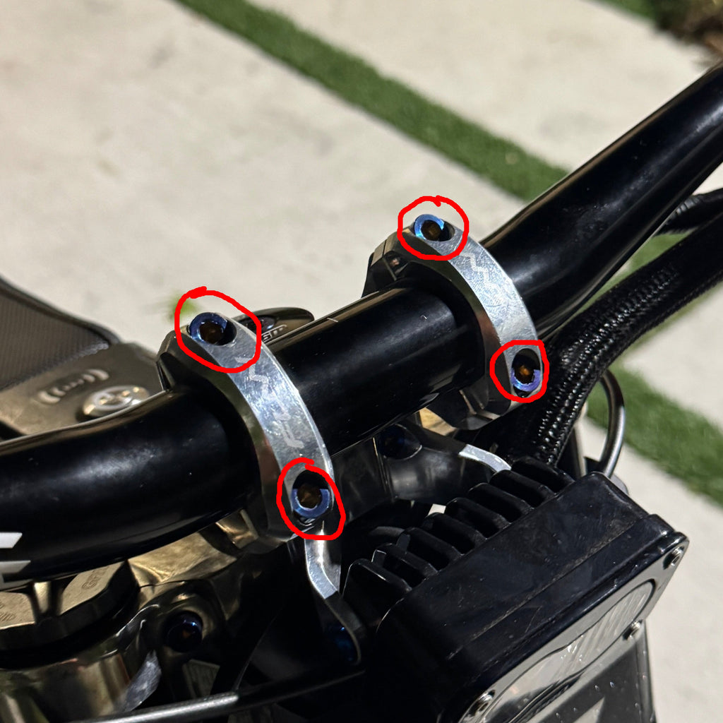 MXD Titanium Direct Mount Bolts