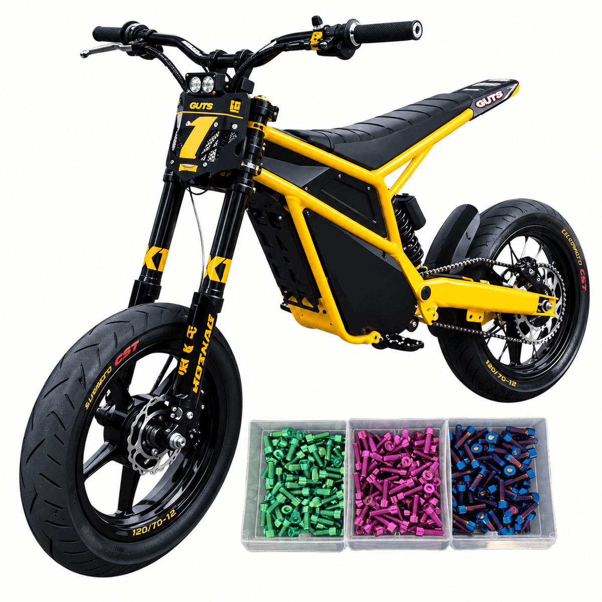 MXD Heybike Villan Titanium Bolt Kit