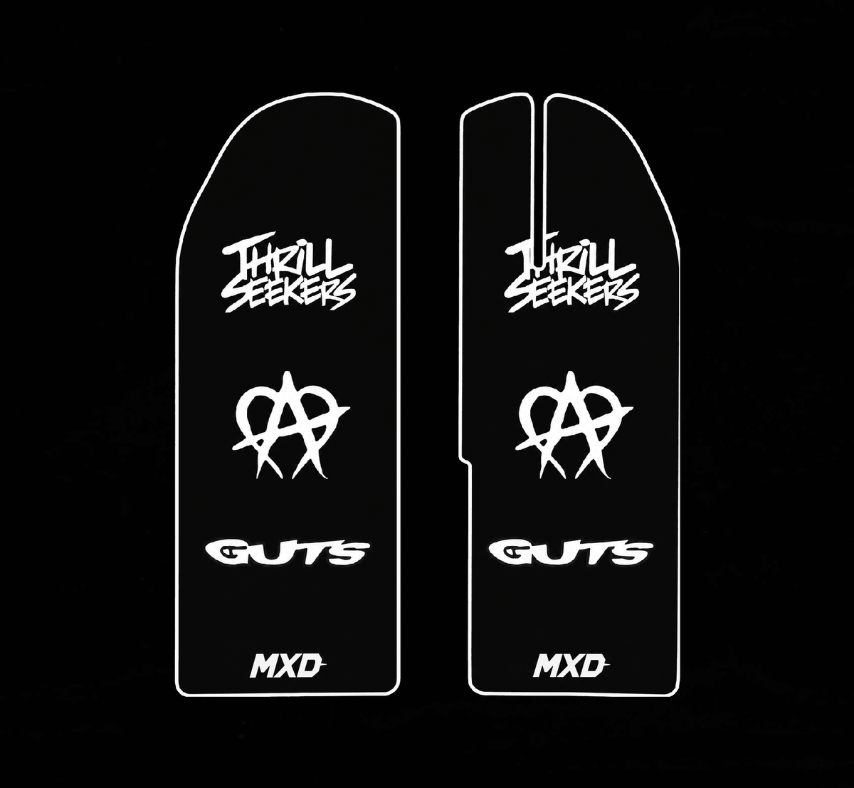 RTR Fork Guard Decals