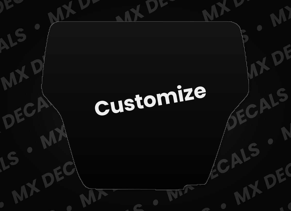 Honda CRF250R (2004-2005) Customizable Front Number Plate Decal