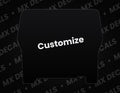 Honda CRF250R (2006-2007) Customizable Front Number Plate Decal