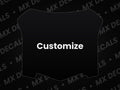 Honda CRF250R (2008-2009) Customizable Front Number Plate Decal