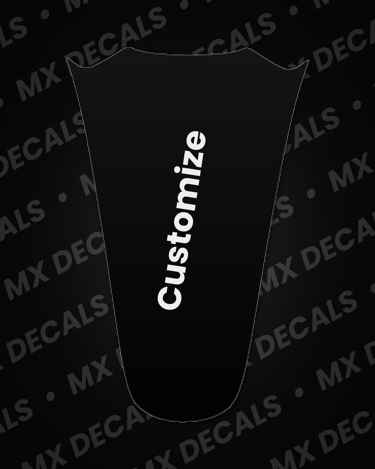 Honda CRF250R (2004-2009) Customizable Rear Fender Decal