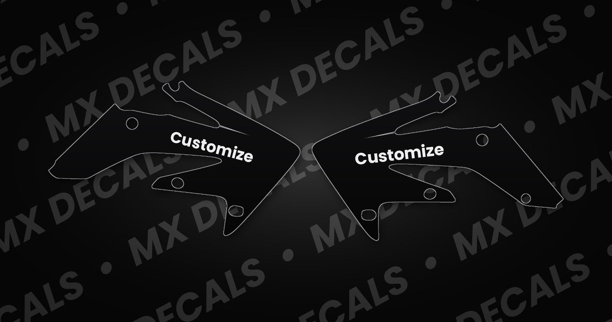 Honda CRF250R (2004-2009) Customizable Radiator Shroud Decals
