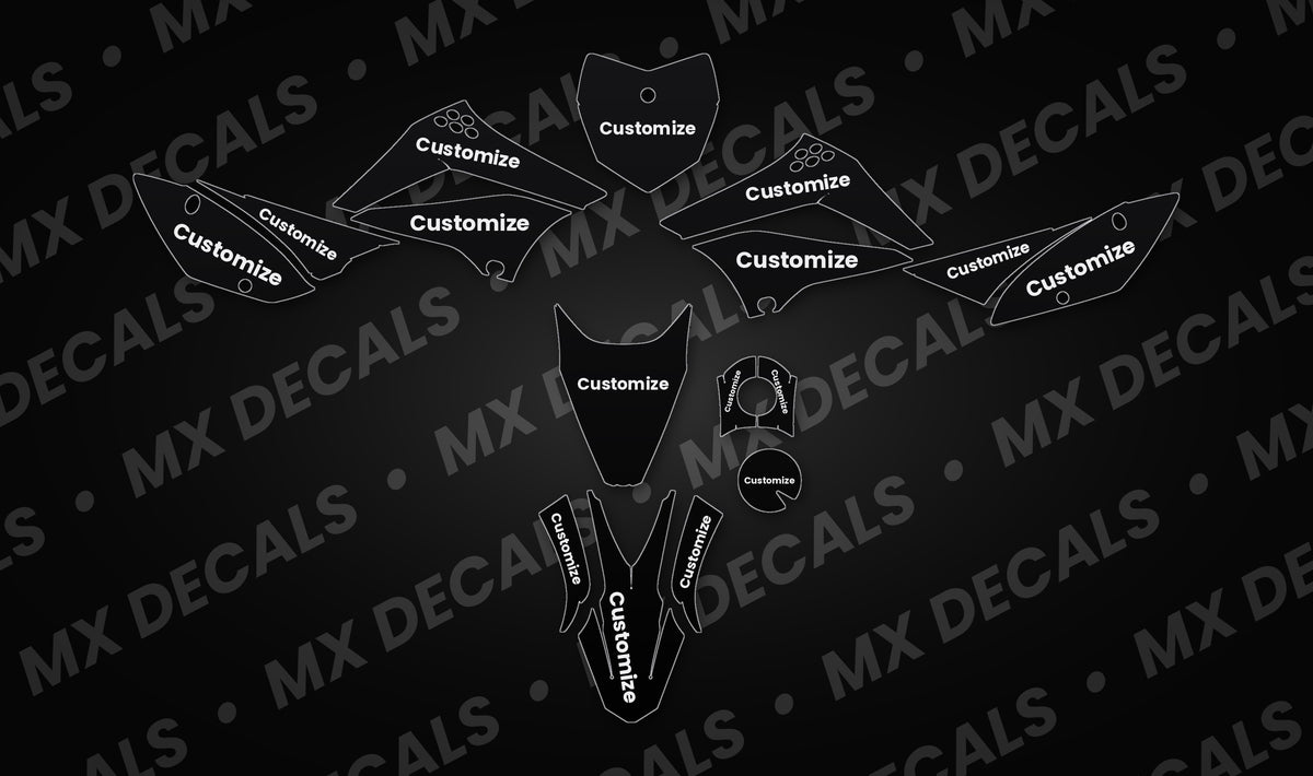 Kawasaki KLX110 (2010-2023) Fully Customizable Graphics Kit