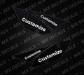Kawasaki KLX110 (2010-2023) Customizable Side Panel Decals