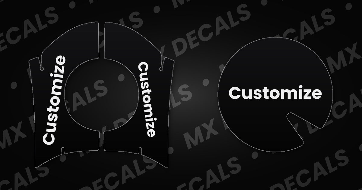 Kawasaki KLX110 (2010-2023) Customizable Trim Decals