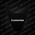 Kawasaki KLX140R L (2022) Customizable Rear Fender Decal