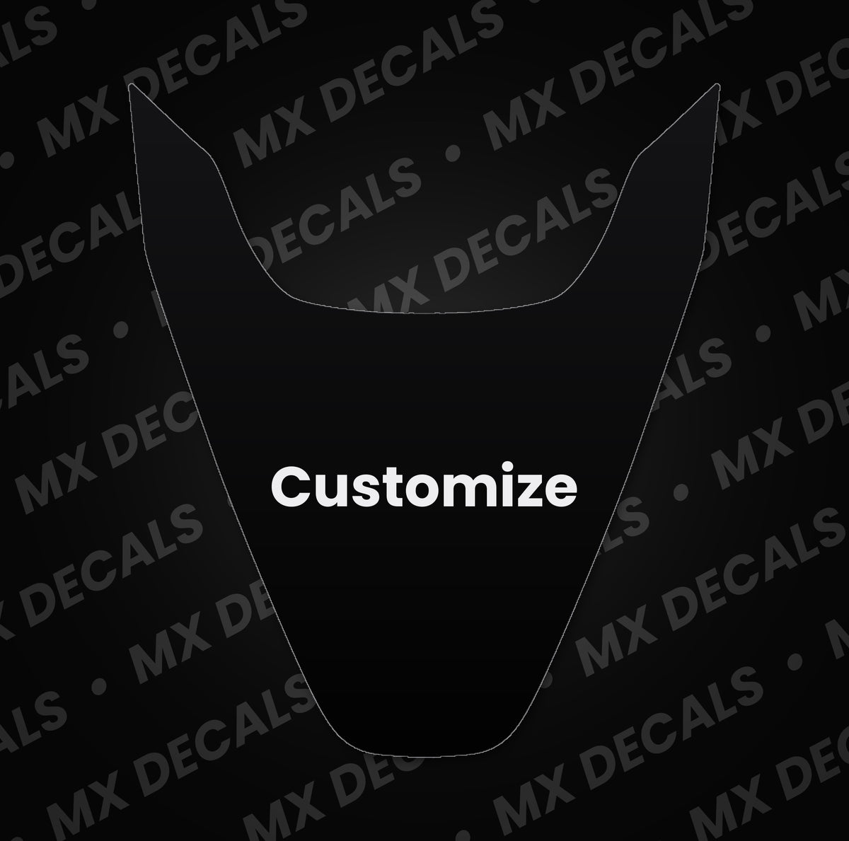 Kawasaki KLX140R L (2022) Customizable Rear Fender Decal