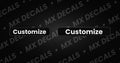 Kawasaki KLX140R L (2022) Customizable Swingarm Decals