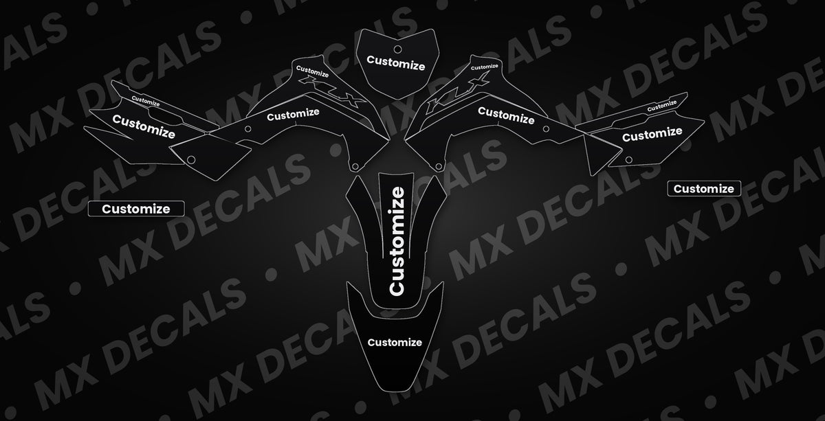 Kawasaki KLX140R L (2022) Fully Customizable Graphics Kit