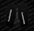 KTM 250 SX (2017-2018) Customizable Fork Guard Decals