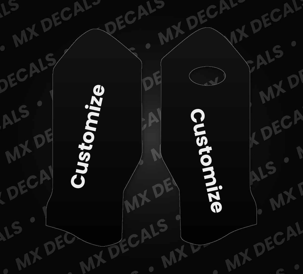 KTM 250 SX (2017-2018) Customizable Fork Guard Decals