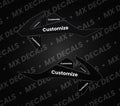 KTM 150 SX (2016-2018) Customizable Radiator Shroud Decals