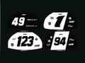 Kukirin G4 Plate Decals