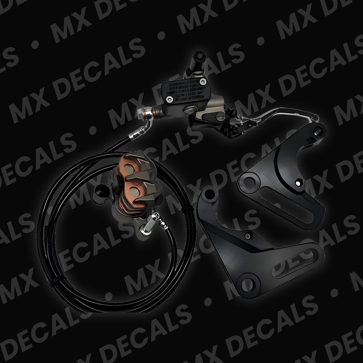 Pre-bled rear hydraulic brake kit