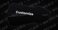 RTR Customizable Front Fender Decals