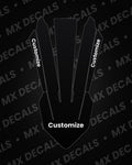 KTM SX85 (2018-2023) Customizable Rear Fender Decal