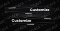KTM SX85 (2018-2023) Customizable Swingarm Decals
