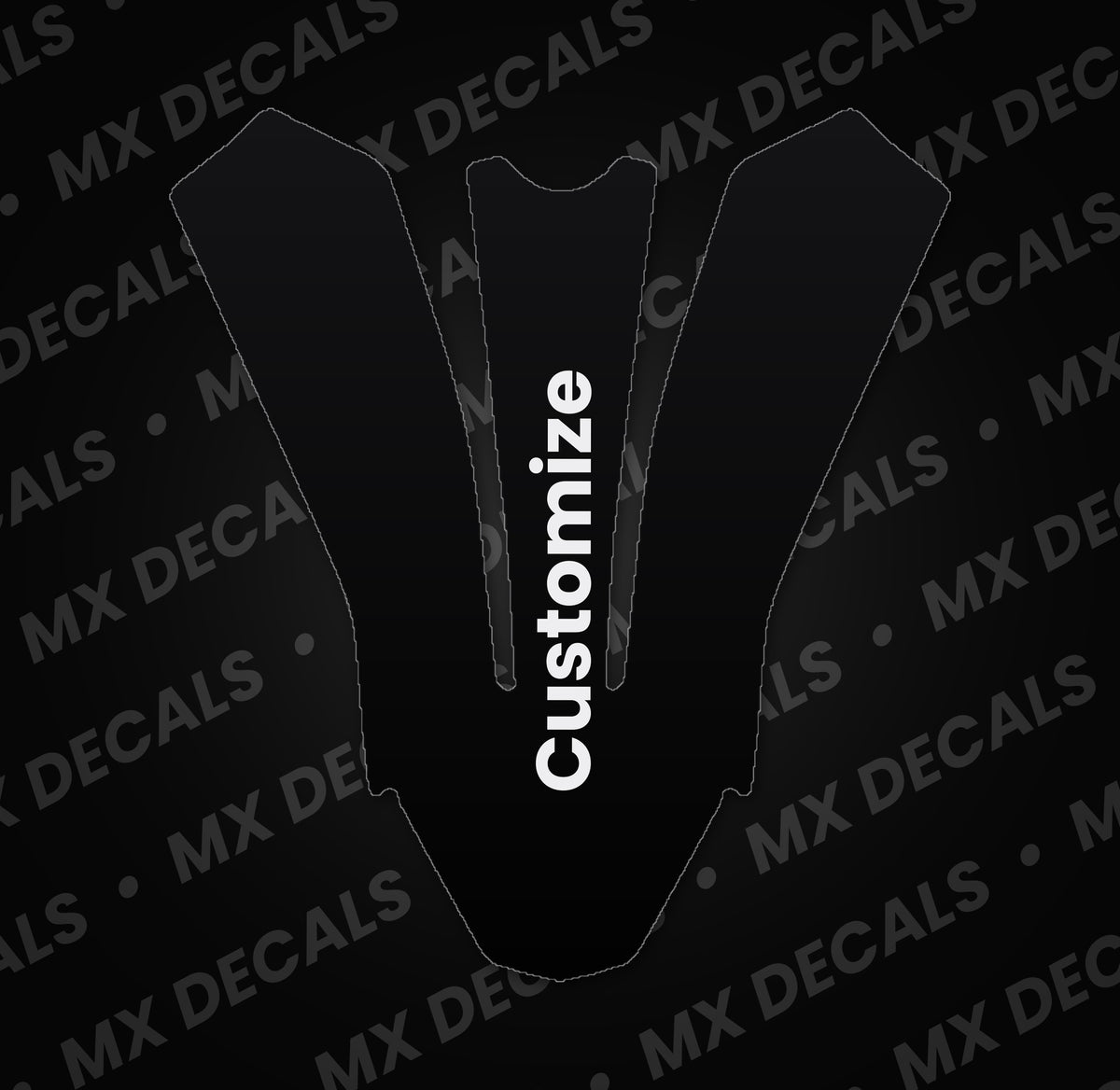 Talaria X3 Customizable Front Fender Decal