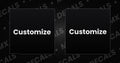 Tuttio Customizable Square Badge Decals