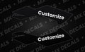 Ultra Bee Customizable Front Shroud Decals