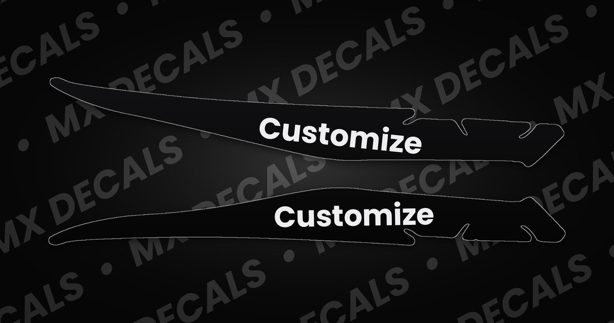Ultra Bee Customizable Upper Side Panel Strip Decals